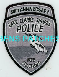FLORIDA,LAKE CLARKE SHORES POLICE ANNIVERSARY 50TH SUBDUED 1